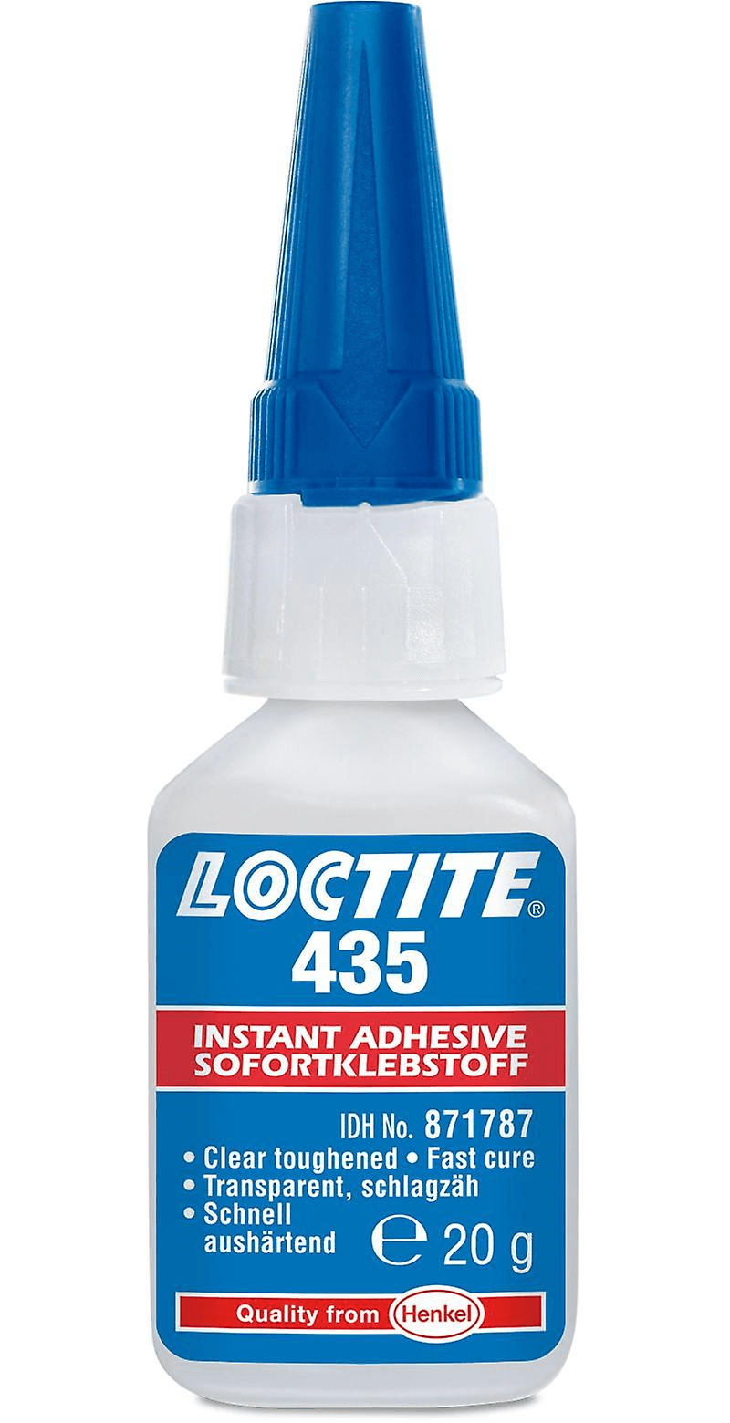 LOCTITE 435 20G (1924301) Повышенной прочности для пористых поверхностей, химо- водостойкость, прозрачный