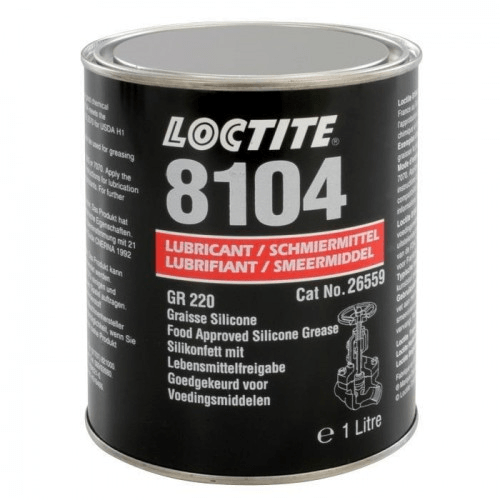LOCTITE LB 8104 1L (1652337) Cмазка силиконовая для пищевой промышленности, банка