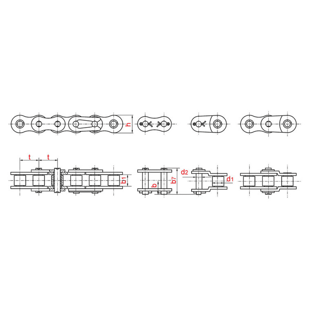 Звено соединительное С-ПР-12,7-18,2-2 (08B-1 CL)